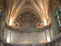 IMG 2094  La chapelle y apparaît avec sa nef à une travée, son transept et son abside à trois pans.